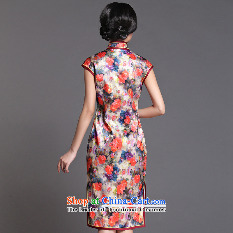 Chinese New Year 2015 classic ethnic retro Ms. daily cheongsam dress improved Stylish spring and summer short of Sau San Murong Chan Wah-Classic (XXXL, HUAZUJINGDIAN) , , , shopping on the Internet