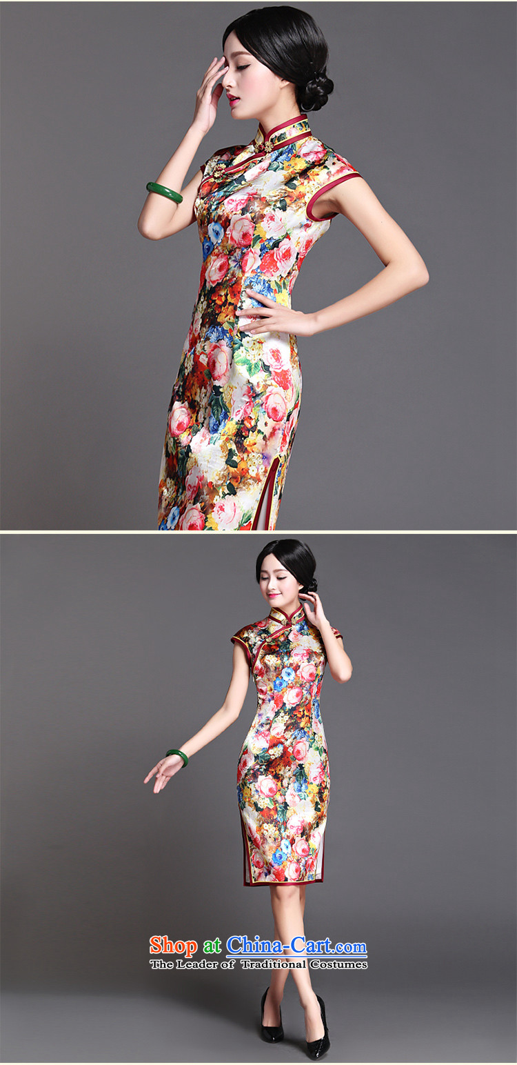 Chinese New Year 2015 Classic Serb republic of korea wind Ms. daily Tang Gown cheongsam dress retro improved Temperament spent offering L images of the breast, prices, brand platters! The elections are supplied in the national character of distribution, so action, buy now enjoy more preferential! As soon as possible.