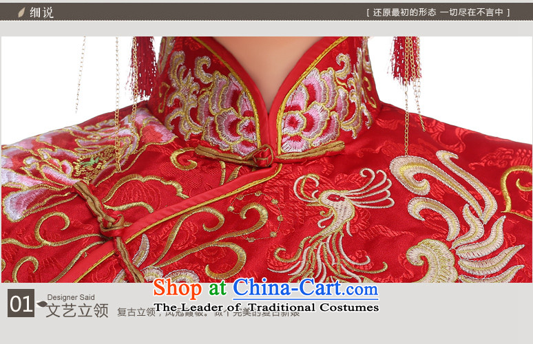 Bathing in the  same brides angelbaby Yao Feng-soo wo service use summer bride bows services 2015 new ancient ceremonial dress wedding gown of luxury Chinese embroidery S  breast in length and 84cm photo, prices, brand platters! The elections are supplied in the national character of distribution, so action, buy now enjoy more preferential! As soon as possible.