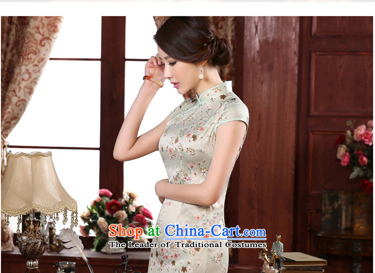 The pro-am daily autumn 2015 new retro Sau San short stylish improved girls short-sleeve of the forklift truck cheongsam dress short, L-waist 73cm picture, prices, brand platters! The elections are supplied in the national character of distribution, so action, buy now enjoy more preferential! As soon as possible.