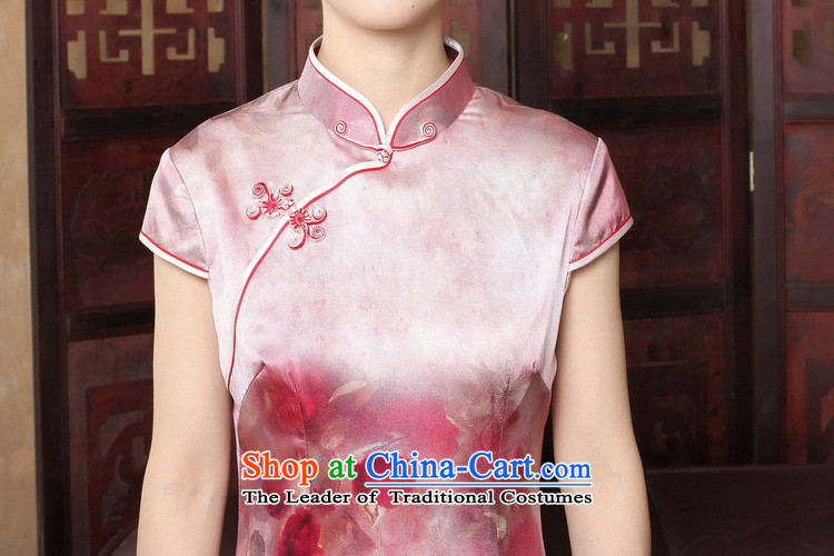 Dan smoke rose by 2015 new herbs extract retro genuine heavyweight Silk Cheongsam short of summer female qipao color as shown pictures, prices, M brand platters! The elections are supplied in the national character of distribution, so action, buy now enjoy more preferential! As soon as possible.