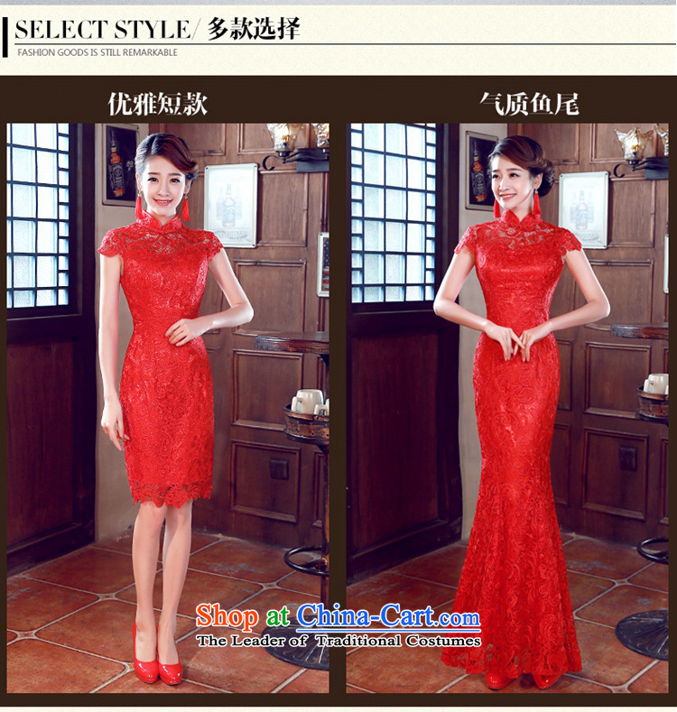 Syria cheongsam dress time new bride with a drink service improvement wedding dresses and Stylish retro short, red wedding dresses bride wedding dress bows services crowsfoot long S picture, prices, brand platters! The elections are supplied in the national character of distribution, so action, buy now enjoy more preferential! As soon as possible.