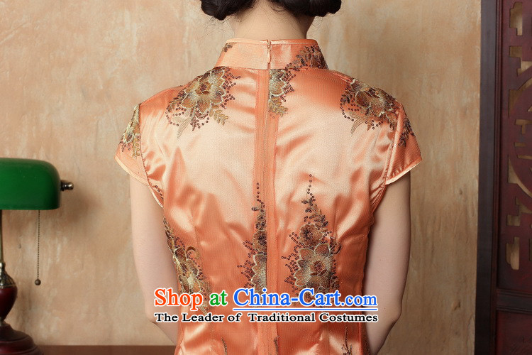 Dan smoke summer cheongsam dress new Chinese improved collar lace short qipao stylish elegance Sau San cheongsam dress Figure 2XL color pictures, prices, brand platters! The elections are supplied in the national character of distribution, so action, buy now enjoy more preferential! As soon as possible.