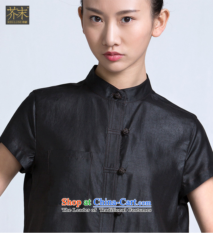 【 mustard original health reflects/New Chinese Van Gogh China wind designers of Tang Dynasty herbs extract spring and summer short-sleeved black women's L picture, prices, brand platters! The elections are supplied in the national character of distribution, so action, buy now enjoy more preferential! As soon as possible.