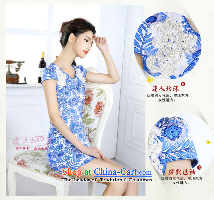 In accordance with the American female, porcelain cheongsam dress spring female qipao short-sleeved LYE66617 porcelain M picture, prices, brand platters! The elections are supplied in the national character of distribution, so action, buy now enjoy more preferential! As soon as possible.