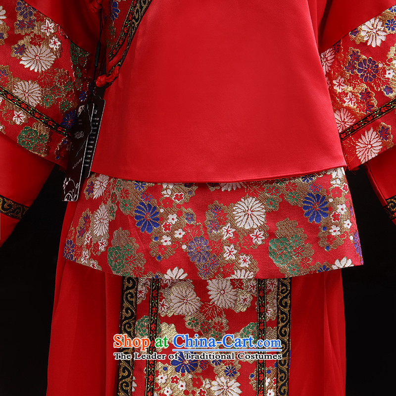The dumping of the wedding dress Soo-wo service bridal dresses red Chinese Antique bows to marry Miss Cyd kimono large red S, dumping pregnant women of the wedding dress shopping on the Internet has been pressed.