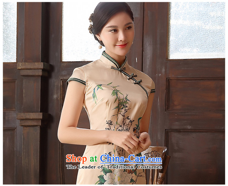 [Sau Kwun Tong] of 2015 new stamp Arabic retro qipao summer improved women's dresses QD5127 SUIT XXL picture, prices, brand platters! The elections are supplied in the national character of distribution, so action, buy now enjoy more preferential! As soon as possible.