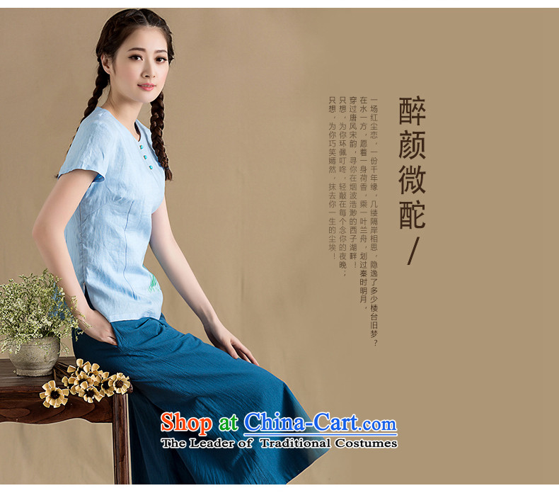 The seal on the spring and summer of 2015, the original Chinese cotton linen hand-painted short-sleeved T-shirt of ethnic Chinese literary linen T-shirt hand-painted XL Photo, prices, brand platters! The elections are supplied in the national character of distribution, so action, buy now enjoy more preferential! As soon as possible.