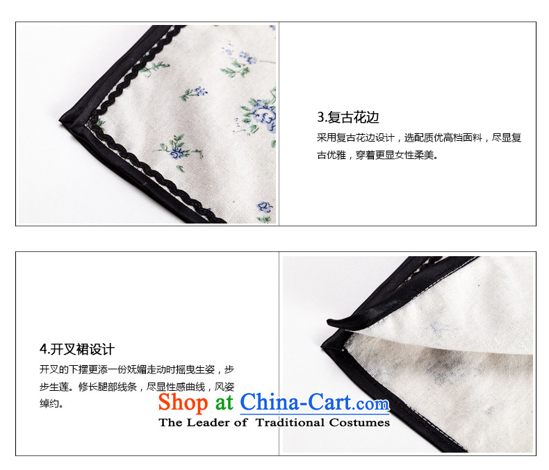 The seal on 2015 Original saika cotton linen female qipao manually disc detained lace edge enhancement of Chinese cheongsam dress photo color M brand, prices, picture platters! The elections are supplied in the national character of distribution, so action, buy now enjoy more preferential! As soon as possible.