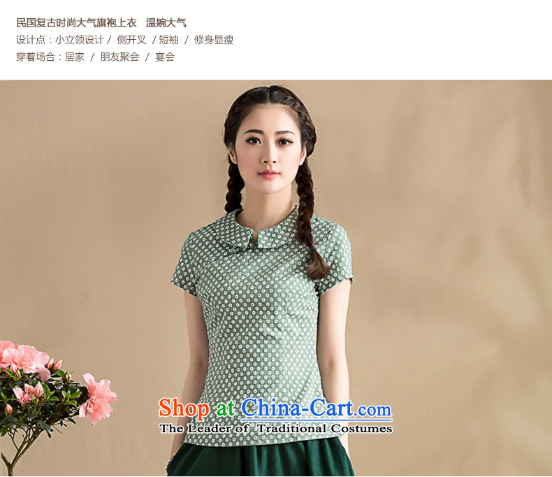 The seal on the original 2015 Spring/Summer new literary arts amenities Tang blouses saika dolls for Chinese Women's picture color M brand, prices, picture platters! The elections are supplied in the national character of distribution, so action, buy now enjoy more preferential! As soon as possible.