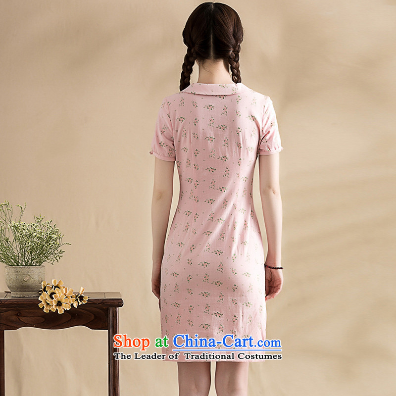 The seal on the original 2015 saika dolls for literary and artistic qipao short-sleeved improved short of Qipao-chinese dresses chopper pollen , seal decreased by , , , shopping on the Internet