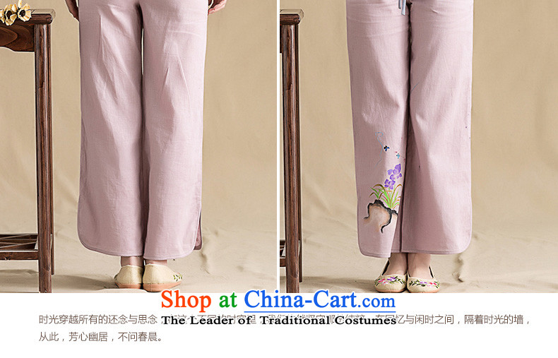The seal on the original cotton linen country fresh spring cotton linen blouses relaxd atmosphere of national quality shirts female light purple M picture, prices, brand platters! The elections are supplied in the national character of distribution, so action, buy now enjoy more preferential! As soon as possible.