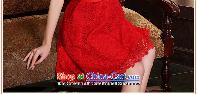 The bride improved qipao tslyzm dresses lace short) bows services 2015 new autumn and winter Sau San Chinese China wind wedding dress red S picture, prices, brand platters! The elections are supplied in the national character of distribution, so action, buy now enjoy more preferential! As soon as possible.