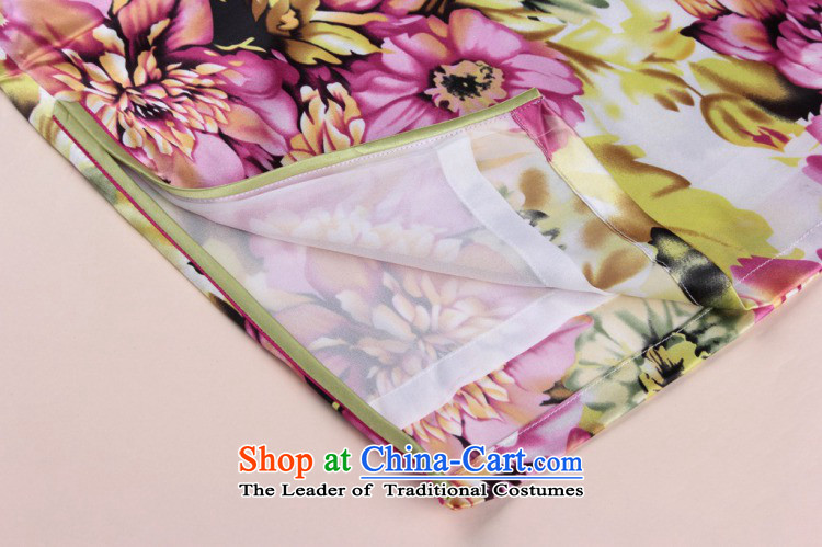 Spend the summer of the new figure female qipao Tang Dynasty Chinese improved Mock-neck noble herbs extract qipao daily Silk Cheongsam Figure Color short 2XL Photo, prices, brand platters! The elections are supplied in the national character of distribution, so action, buy now enjoy more preferential! As soon as possible.