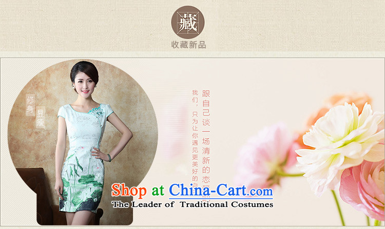 The 2015 National wind Tang dynasty fashion improved daily sexy cheongsam dress Sau San 632 Blue M picture, prices, brand platters! The elections are supplied in the national character of distribution, so action, buy now enjoy more preferential! As soon as possible.