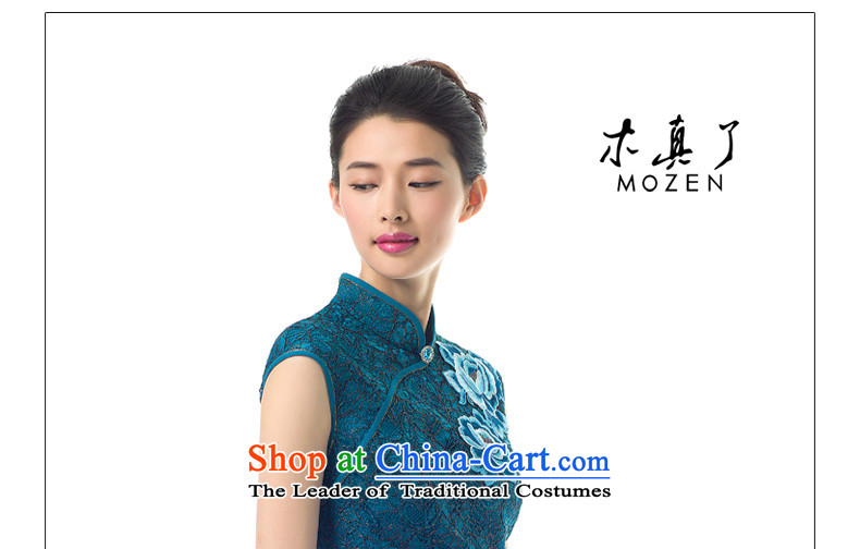 The 2015 Spring wood really new improved cheongsam dress stylish embroidery lace dresses female skirt summer 43135 Sau San 11 light blue L picture, prices, brand platters! The elections are supplied in the national character of distribution, so action, buy now enjoy more preferential! As soon as possible.