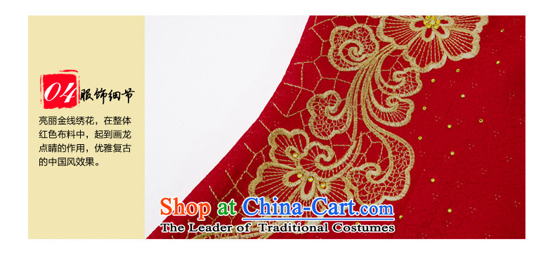 The women's true : 2015 spring/summer load new marriages embroidery short skirts female Sau San stylish qipao 01214 Main line 05 Red XL Photo, prices, brand platters! The elections are supplied in the national character of distribution, so action, buy now enjoy more preferential! As soon as possible.