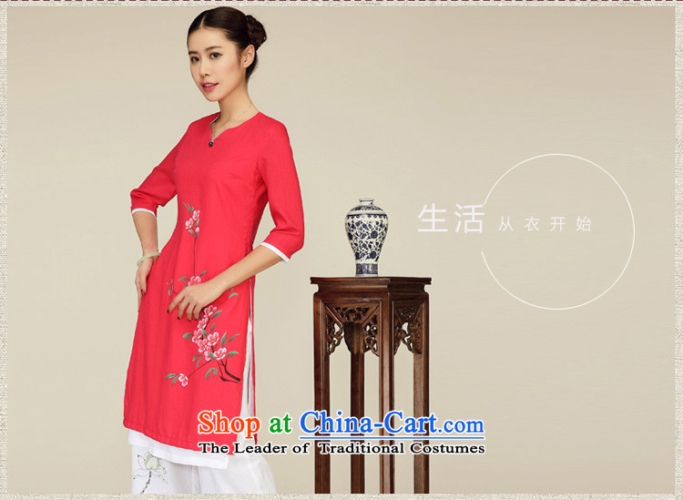 No. of Ramadan spring and summer Tang New 2015 National wind cuff two fake antique Tang Women's clothes in red L picture, prices, brand platters! The elections are supplied in the national character of distribution, so action, buy now enjoy more preferential! As soon as possible.