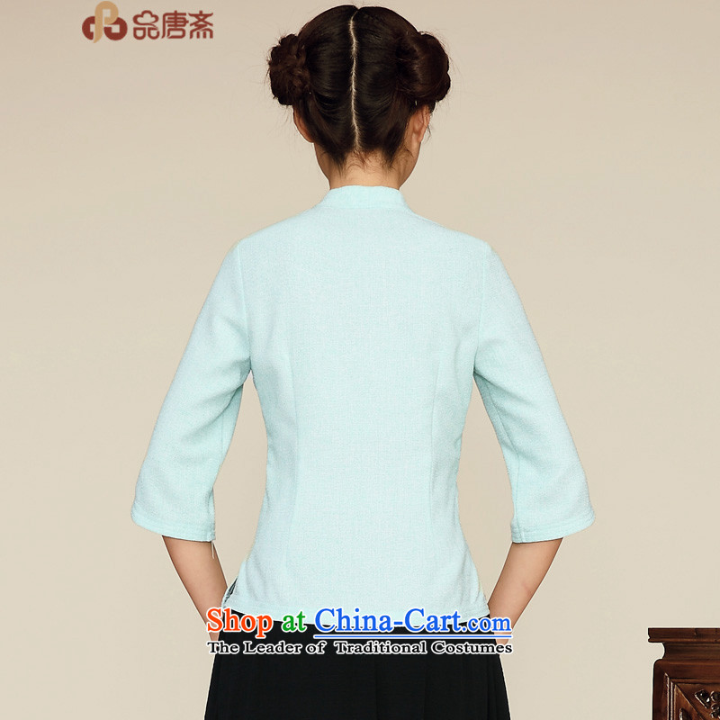 Products for the new fall short of Ramadan) 2015 ethnic retro-clip improved Han-Sau San Tong blouses light green , L, No. Tang Ramadan , , , shopping on the Internet