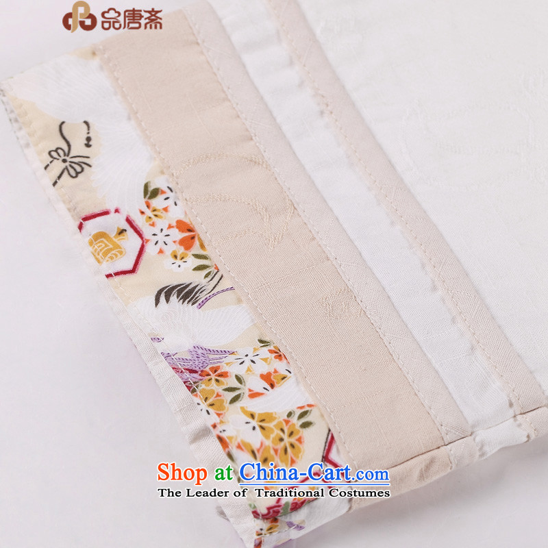 No. Tang Spring Ramadan 2015 New China wind retro Sau San long cotton Linen Dress Shirt qipao improved white S products Tang Ramadan , , , shopping on the Internet