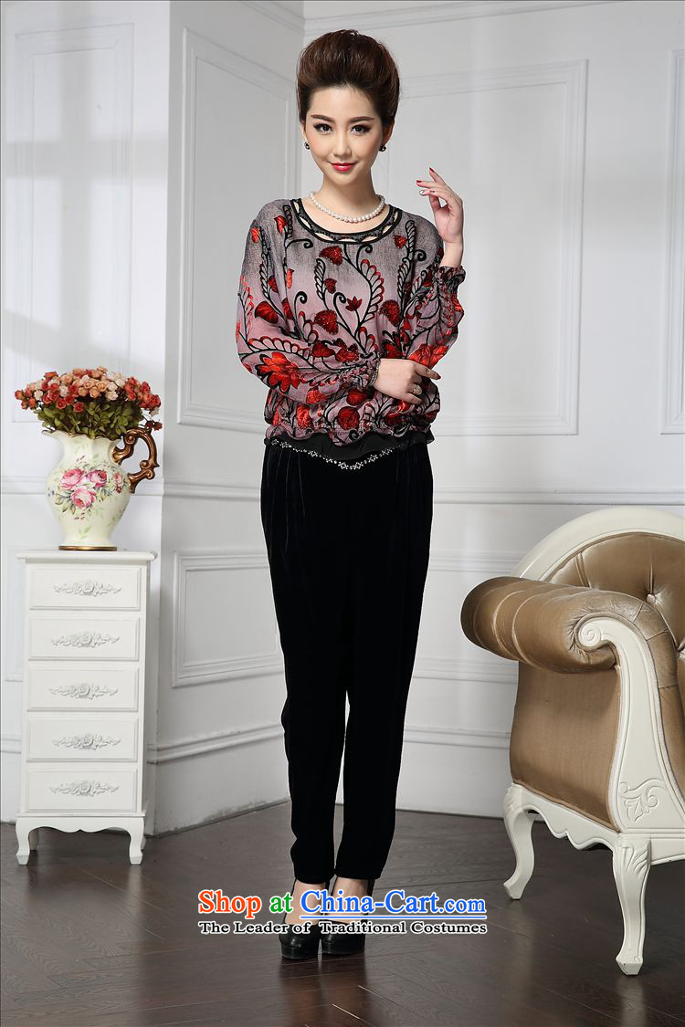 Forest narcissus spring and autumn 2015 install new stylish waist V-diamond mother boxed loose trousers and comfortable plush down pants HGL-4607 XXXL black picture, prices, brand platters! The elections are supplied in the national character of distribution, so action, buy now enjoy more preferential! As soon as possible.