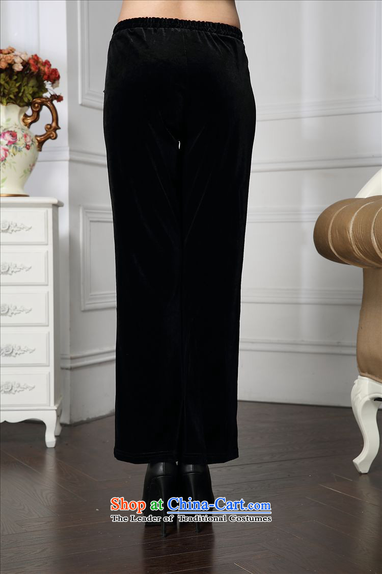 Forest narcissus spring and autumn 2015 install new stylish Sau San diamond waist with comfortable velvet pentagonal mother down HGL-4602 pants Black XL Photo, prices, brand platters! The elections are supplied in the national character of distribution, so action, buy now enjoy more preferential! As soon as possible.