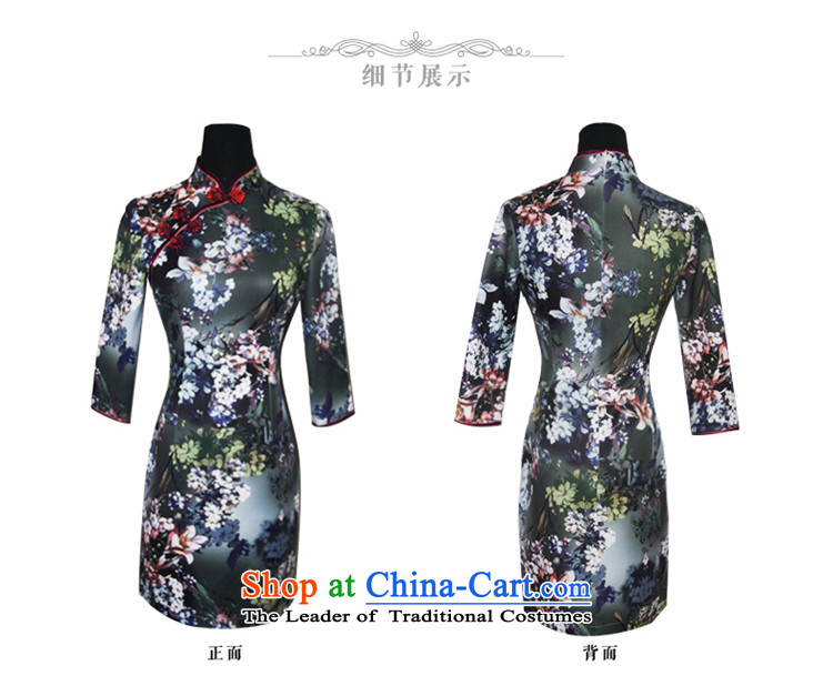After a day of wind improved retro air layer qipao qipao spring 2015 new stylish in cuff dresses , suit XXL picture, prices, brand platters! The elections are supplied in the national character of distribution, so action, buy now enjoy more preferential! As soon as possible.