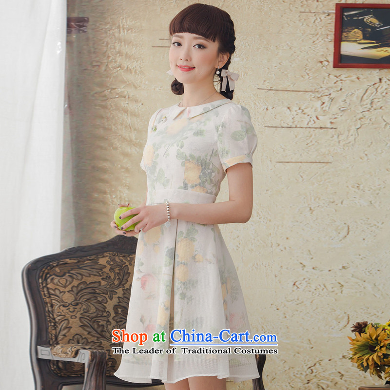 A Pinwheel Without Wind faintly Park Il  2015 new ethnic arts dress spring and summer retro female skirts Bluetooth color XL, Yat Lady , , , shopping on the Internet