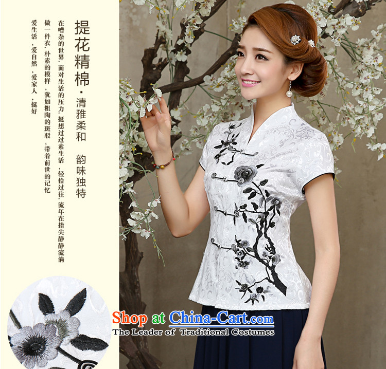 The pro-am 2015 daily new summer retro ethnic two kits improved stylish cotton linen clothes shirt M female qipao picture, prices, brand platters! The elections are supplied in the national character of distribution, so action, buy now enjoy more preferential! As soon as possible.