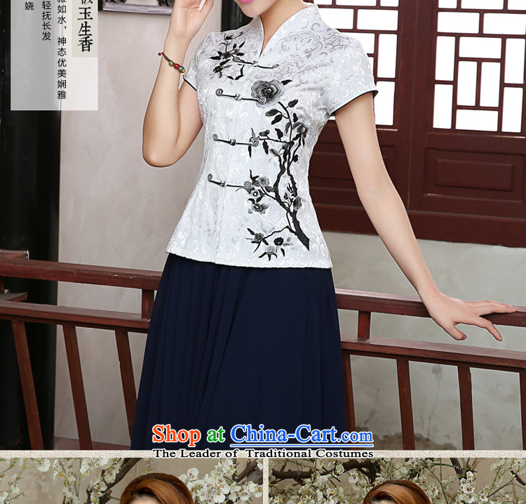 The pro-am 2015 daily new summer retro ethnic two kits improved stylish cotton linen clothes shirt M female qipao picture, prices, brand platters! The elections are supplied in the national character of distribution, so action, buy now enjoy more preferential! As soon as possible.