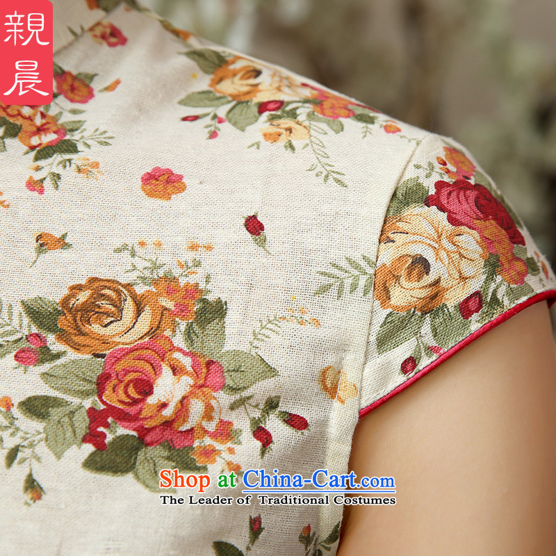 【 pro-am as soon as possible the new summer day-to-day 2015 Cotton Women's stylish ethnic retro qipao T-shirt , L, T-Shirt   pro-am , , , shopping on the Internet