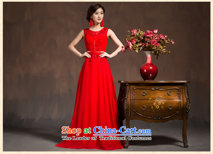 2015 Autumn and Winter, Chinese cheongsam dress bride bows to the length of the marriage, wedding dresses retro spring RED M code picture, prices, brand platters! The elections are supplied in the national character of distribution, so action, buy now enjoy more preferential! As soon as possible.
