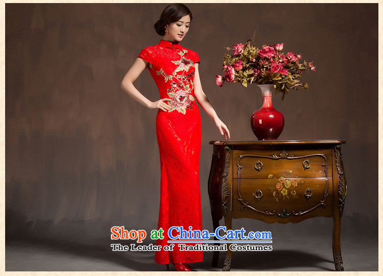 The spring of 2015, of the new long skirt for winter brides qipao marriage bows dress retro improved dresses Sau Wo Service RED M code picture, prices, brand platters! The elections are supplied in the national character of distribution, so action, buy now enjoy more preferential! As soon as possible.