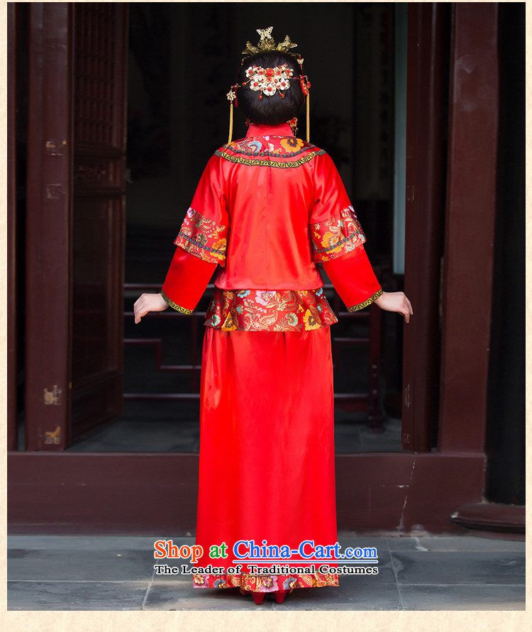 2015 New Sau Wo Service bridal dresses and skirt use bows married to CHINESE CHEONGSAM marriage Red Red M code picture, prices, brand platters! The elections are supplied in the national character of distribution, so action, buy now enjoy more preferential! As soon as possible.