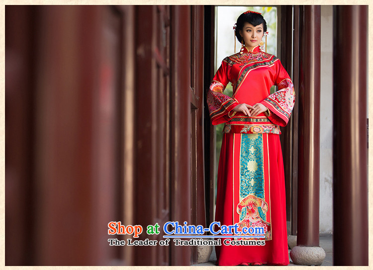 2015 New Sau Wo Service bridal dresses and skirt use bows married to CHINESE CHEONGSAM marriage red red L code picture, prices, brand platters! The elections are supplied in the national character of distribution, so action, buy now enjoy more preferential! As soon as possible.