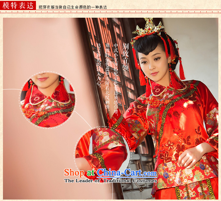 2015 New Sau Wo Service bridal dresses and skirt use bows married to CHINESE CHEONGSAM marriage red red XL code picture, prices, brand platters! The elections are supplied in the national character of distribution, so action, buy now enjoy more preferential! As soon as possible.