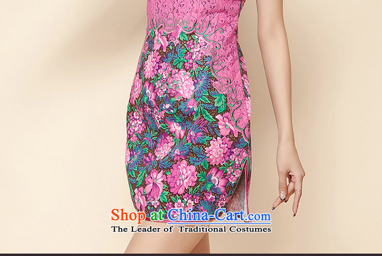 The Tang dynasty 2015 Summer elegance round cut stamp Sau San video thin short-sleeved qipao skirt TQF31262 Ms. coffee ground in the Kim , prices, picture M brand platters! The elections are supplied in the national character of distribution, so action, buy now enjoy more preferential! As soon as possible.
