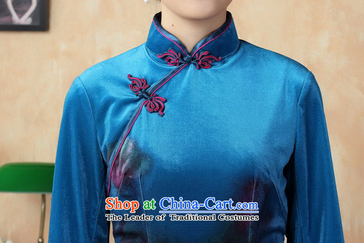 In accordance with the new fuser Tang dynasty women cheongsam Stretch Wool poster stylish Kim Classic 7 short-sleeved skirt LGD/TD0004# QIPAO) as shown in the picture, prices, M brand platters! The elections are supplied in the national character of distribution, so action, buy now enjoy more preferential! As soon as possible.