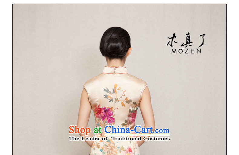 The women's true : 2015 spring/summer load new Chinese painting of Qipao short Sau San Couture skirt 43020 12 Dark Yellow M picture, prices, brand platters! The elections are supplied in the national character of distribution, so action, buy now enjoy more preferential! As soon as possible.