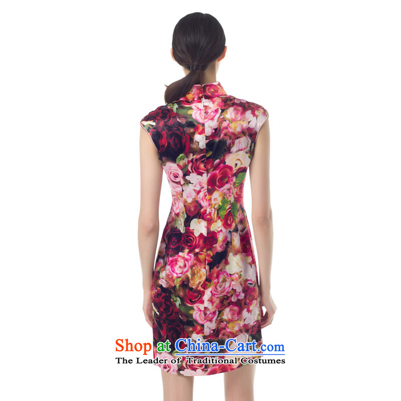 The women's true : 2015 Spring/Summer Load New Silk poster short of Qipao Sau San Couture skirt 21957 19 light pink XXL, wood really a , , , shopping on the Internet
