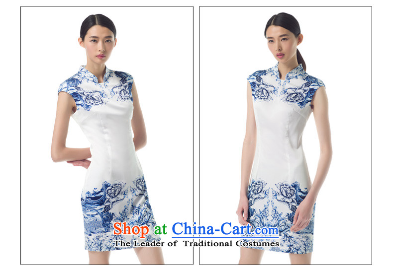 The women's true : 2015 spring/summer load new porcelain short of Qipao Stamp Sau San stylish girl skirt 42846 02 pure white S picture, prices, brand platters! The elections are supplied in the national character of distribution, so action, buy now enjoy more preferential! As soon as possible.