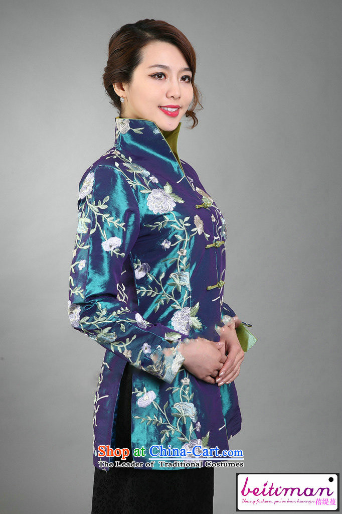 Ms. Arbour, Mrs Ingrid Yeung as fine embroidery women can reverse collar Tang dynasty long-sleeved wind jacket orange XL Photo, prices, brand platters! The elections are supplied in the national character of distribution, so action, buy now enjoy more preferential! As soon as possible.