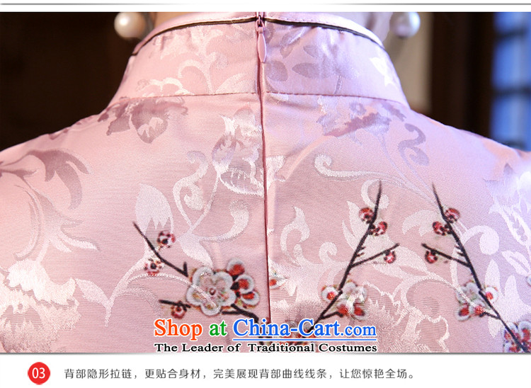 【 pro-am- 2015 New-short of Sau San retro traditional ethnic wind everyday dress cheongsam dress short-sleeved L picture, prices, brand platters! The elections are supplied in the national character of distribution, so action, buy now enjoy more preferential! As soon as possible.