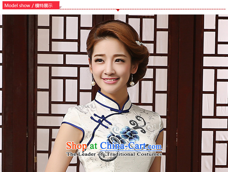 The elections as soon as possible the new 2015 pro-morning of daily short of summer in Sau San retro ethnic cheongsam dress dresses short-sleeved L picture, prices, brand platters! The elections are supplied in the national character of distribution, so action, buy now enjoy more preferential! As soon as possible.