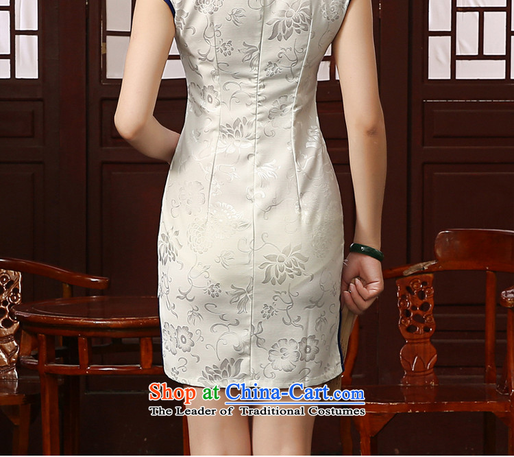 The elections as soon as possible the new 2015 pro-morning of daily short of summer in Sau San retro ethnic cheongsam dress dresses short-sleeved L picture, prices, brand platters! The elections are supplied in the national character of distribution, so action, buy now enjoy more preferential! As soon as possible.