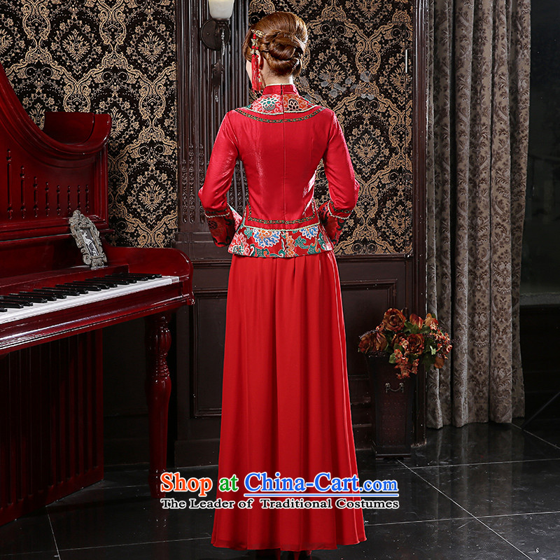 Shared guijin Keun-soo reel services Bridal Services Chinese wedding dresses wedding dress composites drink coca 2015 New Sau kimono red L code from Suzhou shipment, shared Keun (guijin) , , , shopping on the Internet