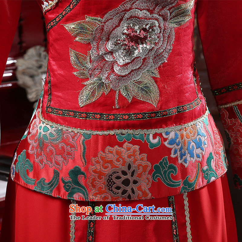Shared guijin Keun-soo reel services Bridal Services Chinese wedding dresses wedding dress composites drink coca 2015 New Sau kimono red L code from Suzhou shipment, shared Keun (guijin) , , , shopping on the Internet