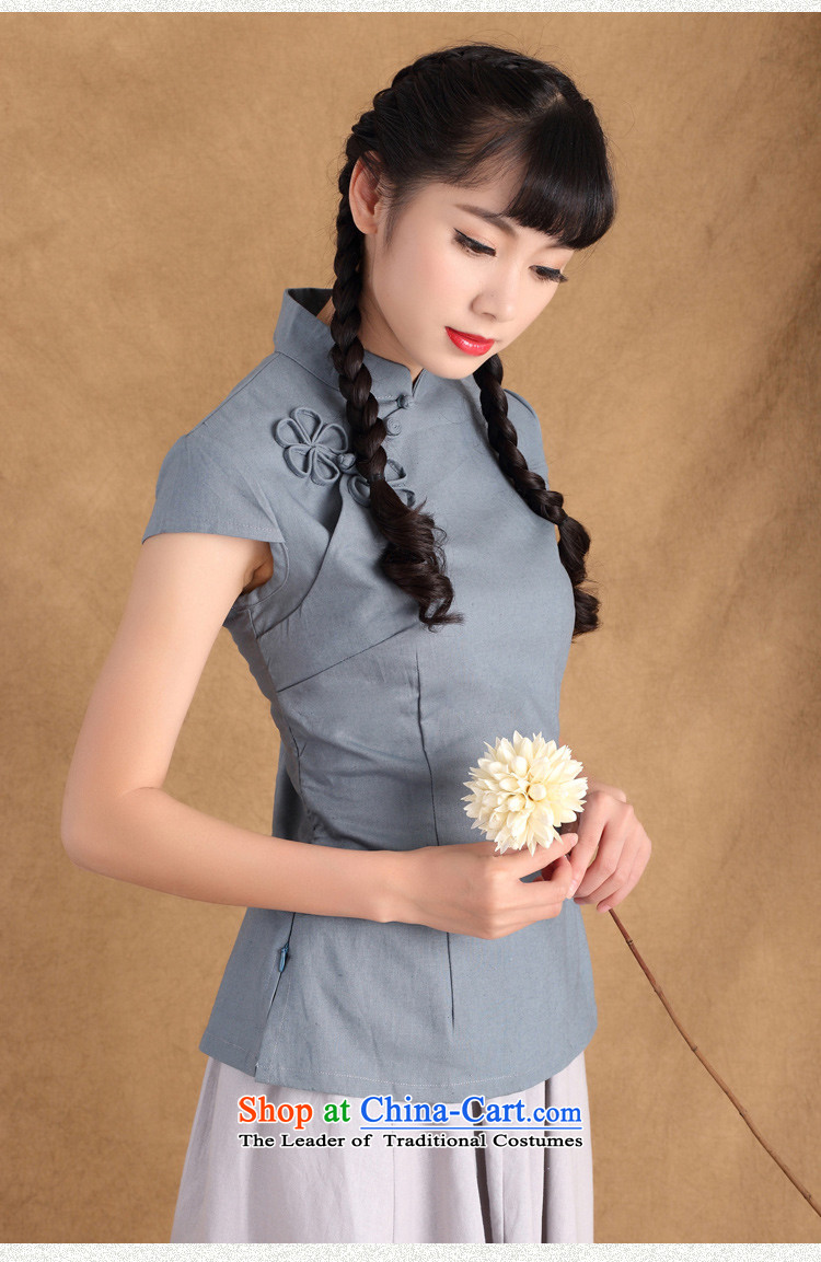 The cross-sa Doi blue summer cotton linen clothes Tang dynasty qipao improved female Ms. Tang Dynasty Chinese ethnic ctbs TC multi-colored green (367) M picture, prices, brand platters! The elections are supplied in the national character of distribution, so action, buy now enjoy more preferential! As soon as possible.
