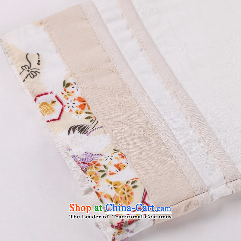 No. Tang Spring Ramadan 2015 New China wind cotton linen in Sau San long long-sleeved shirt qipao improved White M Tang Ramadan , , , No. shopping on the Internet
