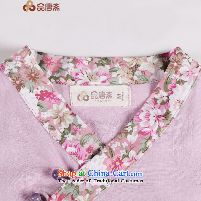 No. of Ramadan 2015 spring outfits Tang new ethnic 2015 cotton linen long-sleeved shirt qipao Sau San Chinese antique light purple S products Tang Ramadan , , , shopping on the Internet